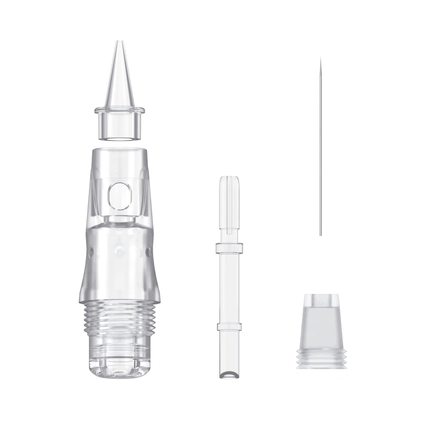 CHUSE C22 Prevents Ink Spitback Safety Tattoo Pro Cartridges Needles Permanent Makeup Needles Box of 10Pcs (U9 0.25)