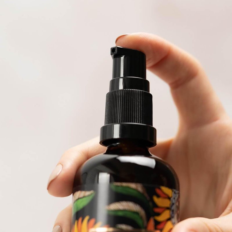 iYURA Balaayah Black Gram Bright Body Booster | Body Oil for Crepey, Mature Skin | Firms the look of Sagging Skin on the Arms & Legs | Long-Lasting Intense Moisturization | 3.38 fl oz (100 ml)