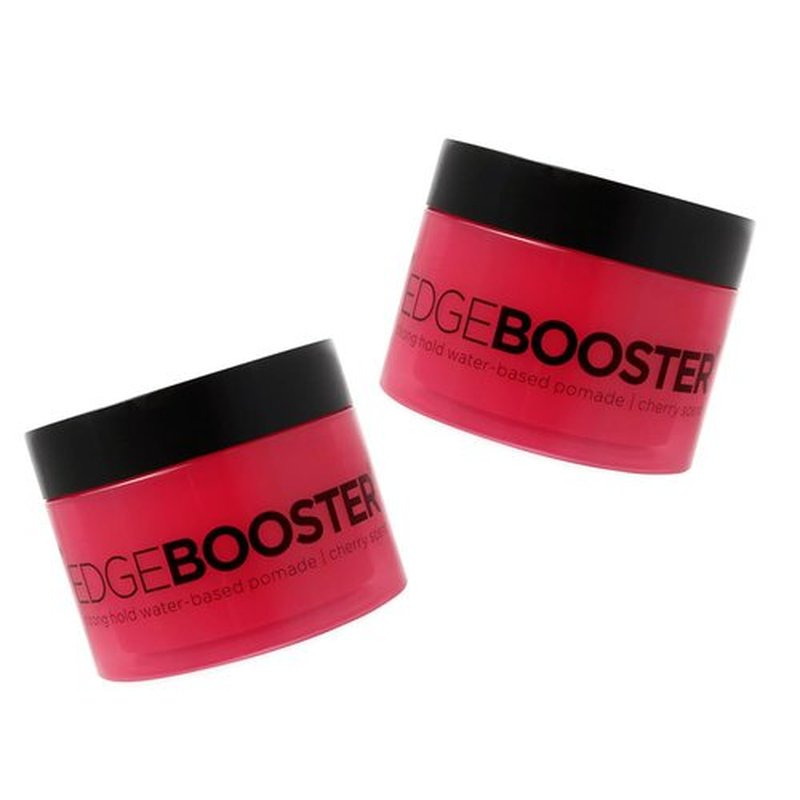 (2Pack) Style Factor Edge Booster Strong Hold Water-Based Pomade 3.38oz (Cherry)