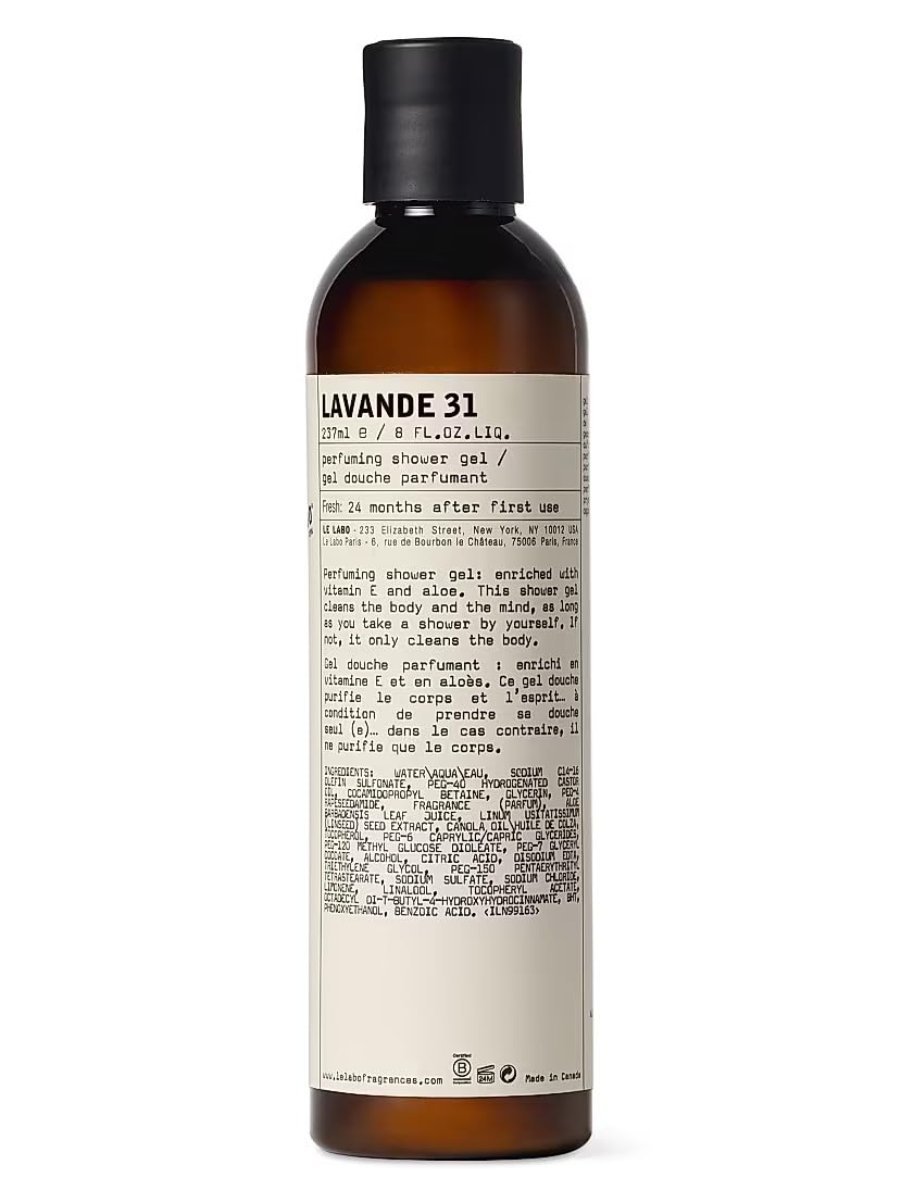 Le Labo Shower Gel Lavande 31 - Size 237mL / 8 Oz.