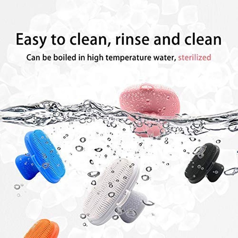 VWMYQ 2 Pack Face Scrubber，Silicone Face Scrubber for Men, Facial Cleansing Brush Silicone Face Wash Brush Manual Waterproof Cleansing Skin Care Face Brushes for Cleansing and Exfoliating