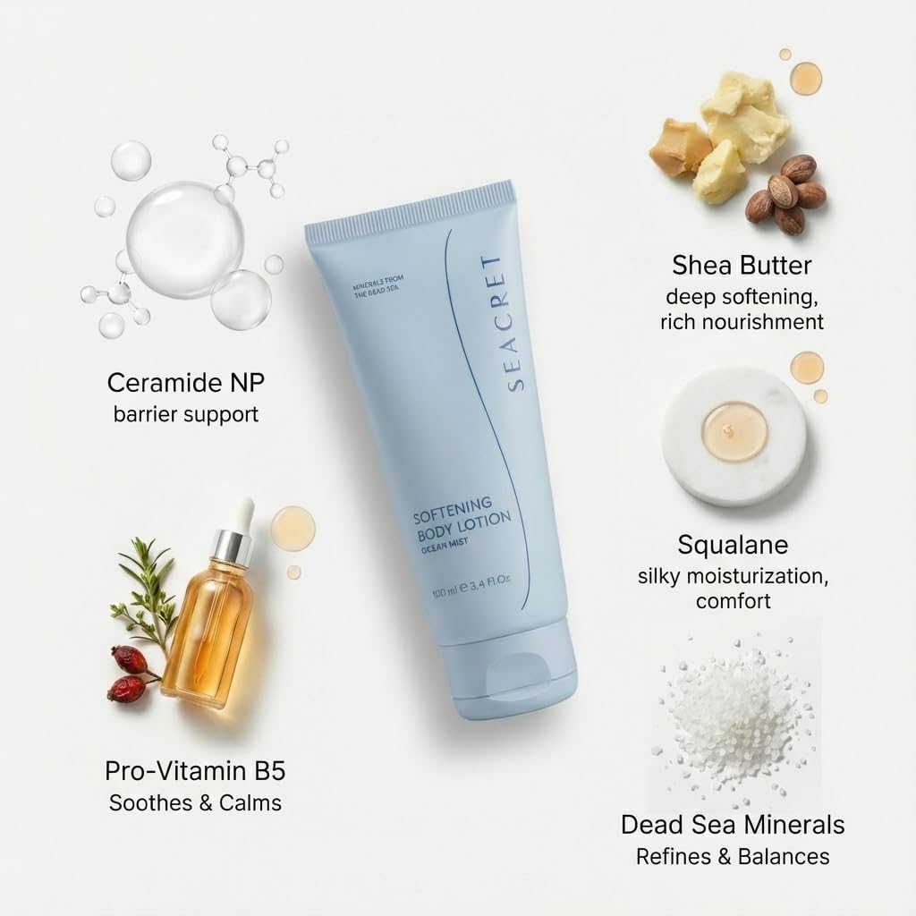 SEACRET Nail Care Collection – Dead Sea Mineral Manicure Kit with Nail File, 3-Way Buffer, Cuticle Oil, Body Lotion for DIY Home Manicure & Pedicure, Buffer Nail File, Nail Buffer, Nail Care Kit