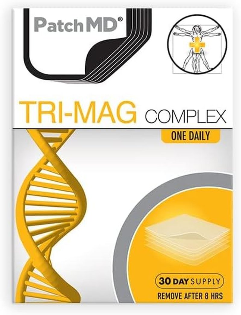 Tri-Mag Complex Topical Patch - 30-Day Supply for Enhanced Magnesium Absorption