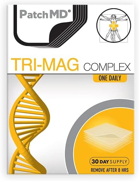 Tri-Mag Complex Topical Patch - 30-Day Supply for Enhanced Magnesium Absorption