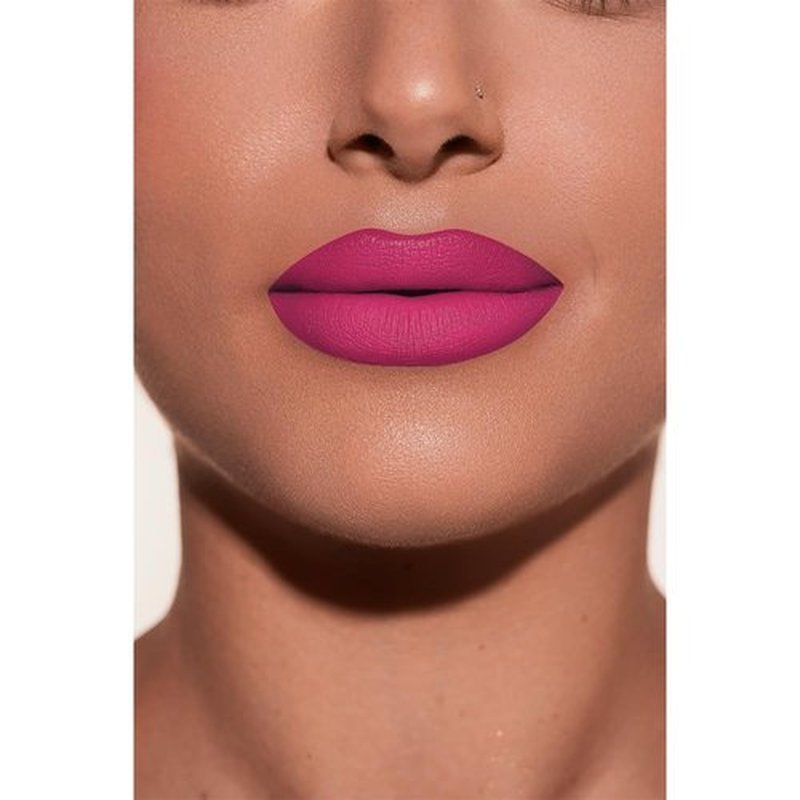 LaBomme - MADAMME MATTE LIQUID LIPSTICK in AMUSE ME - smooth no smudge, no bleed, non-drying lipstick, bold colors, vegan & cruelty free