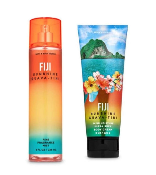 Fiji Sunshine Guava-Tini Fine Fragrance Mist & Ultra Shea Body Cream Set - Full Size