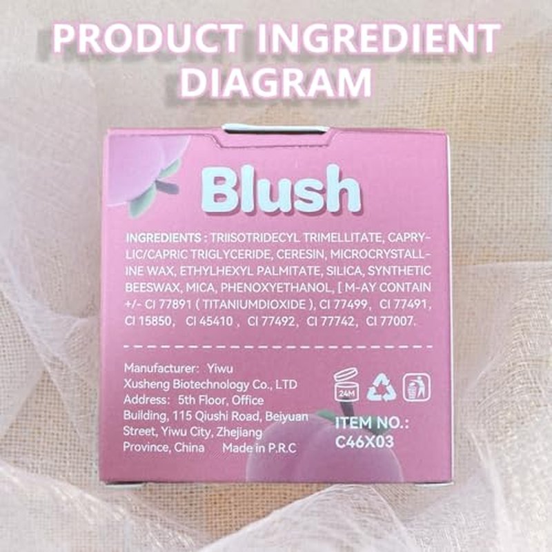 Qifylmaf 6 Color Dewy Cheek & Lip Multi Balm, Multi-purpose Makeup Hydrating Blush Stick Beauty Solid Moisturizer Stick, Waterproof Natural Nude Makeup for All Skin (# 01, 0.35 Oz)