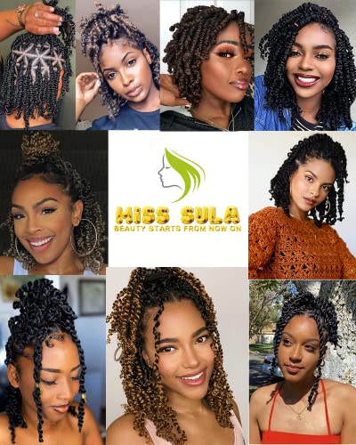20 Inches 8 Packs crochet twists pre looped，Mixed Colors Combo Pack(6 packs 1B+ 1 pack T1B/27+1 pack T1B/30),Passion Twist Crochet Hair-Super Long Pre-twisted Hair Extensions(20"-8 Packs,1B+T27+T30)