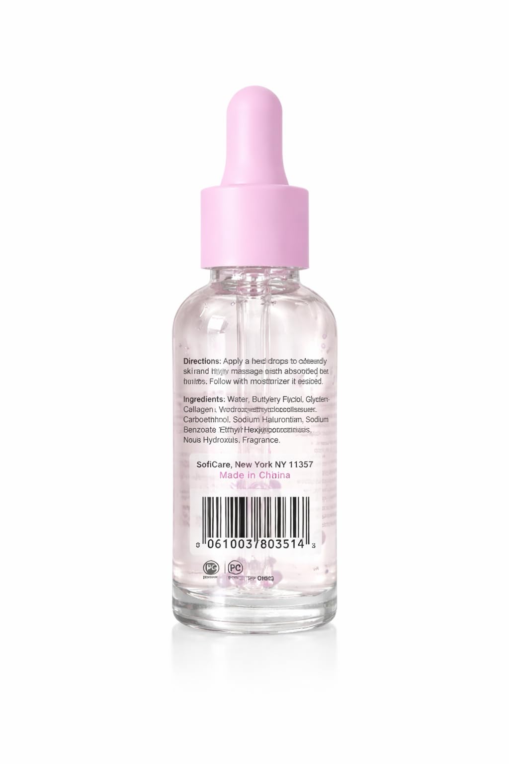 Spa Scentials Plump Collagen Serum, Smooth and Firm Facial Serum, Lightweight Hydrating Formula, 30 mL / 1 fl oz