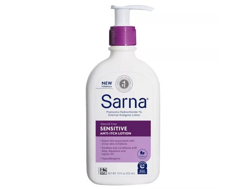 Vanicream Gentle Body Wash -12 fl oz & Sarna Sensitive Anti-Itch Lotion for Dry Skin - 7.5 Fl Oz Bundle