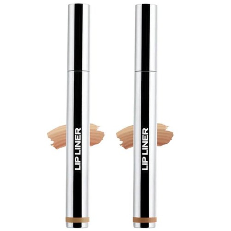 VAQIQI Velleara Lip Stain, velleara plump and peel lip liner, Velleara Plump & Peel 12-Hour Lip Liner, Peel off Lip Liner Stain, Matte Nude Lip Liner (#01+#02)