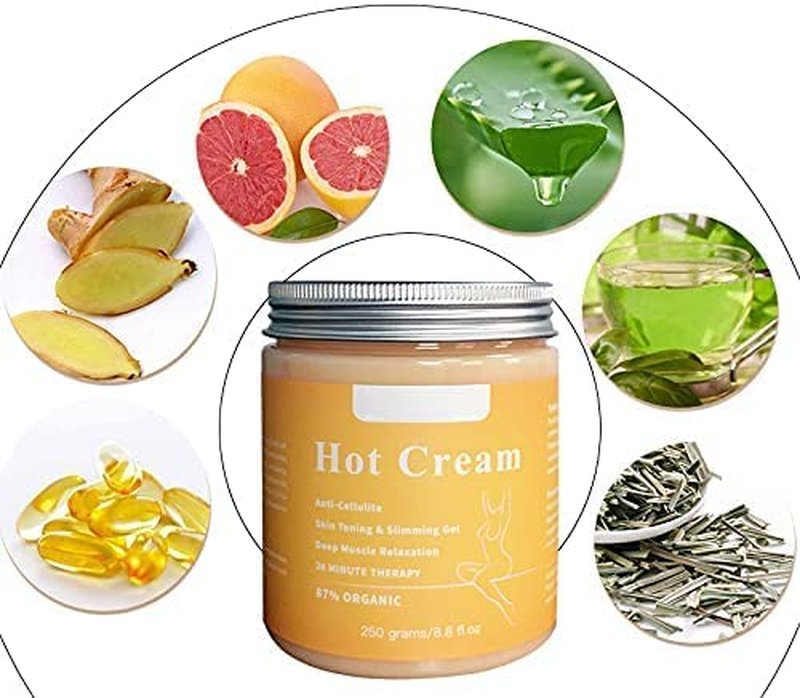 Fat Burning Cream - Slimming & Firming Anti-Cellulite Gel for Weight Loss | Deep Muscle Relaxation