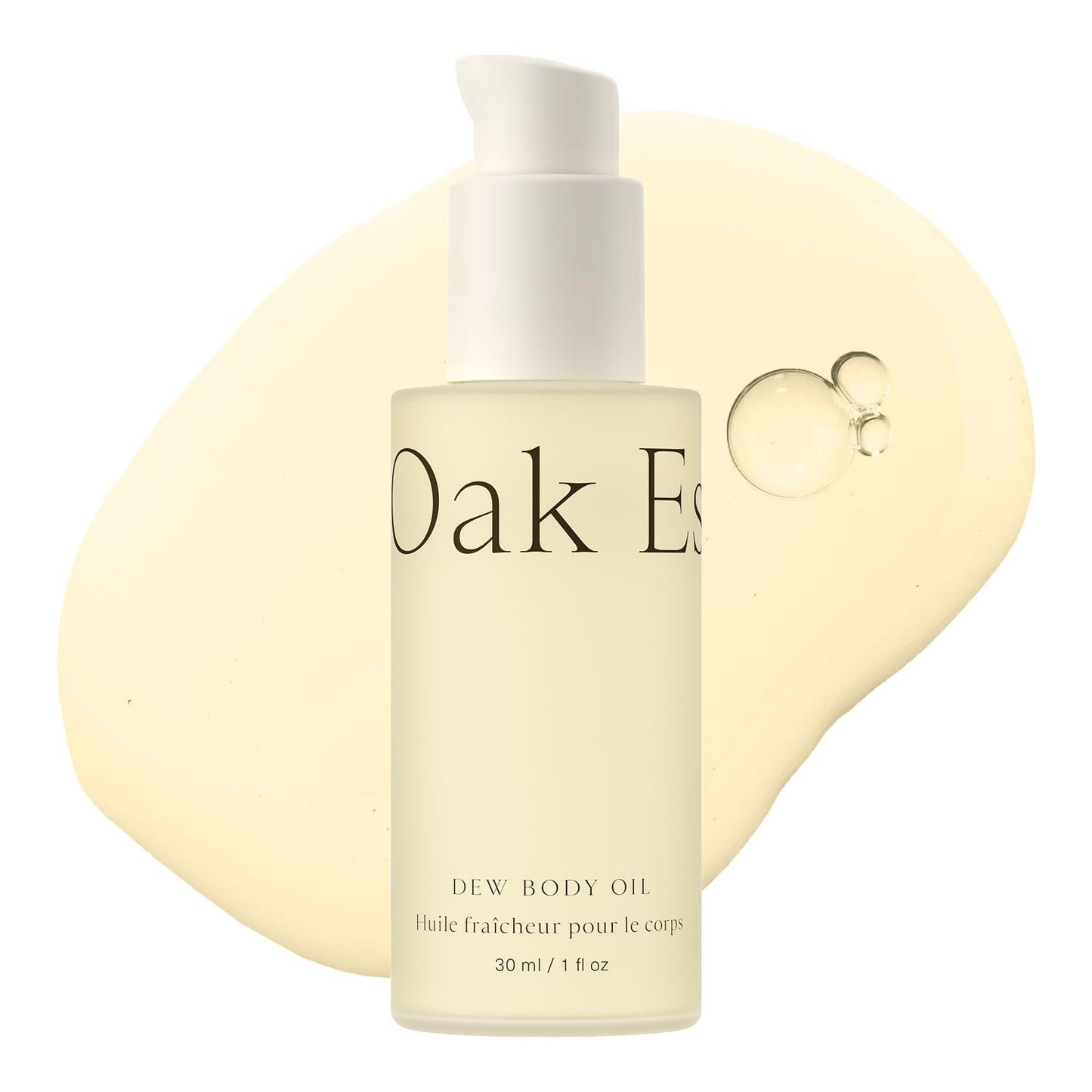 Oak Essentials Dew Body Oil | Nourishing Daily Body Oil for Radiant, Supple Skin with Borage Seed Oil, Cedarwood, and Sweet Almond Oil