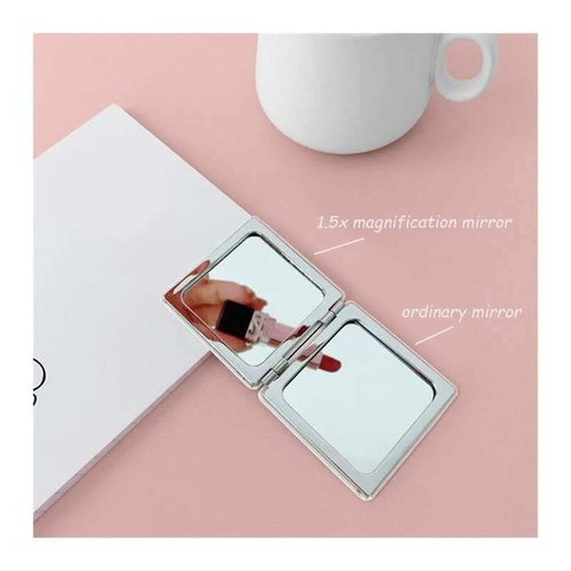 XYZSJGW Cute Sylus Rafayel Travel Makeup Mirror Game Love and Deepspace Xavier Portable Mini Handheld Foldable Makeup Mirror (Zayne)