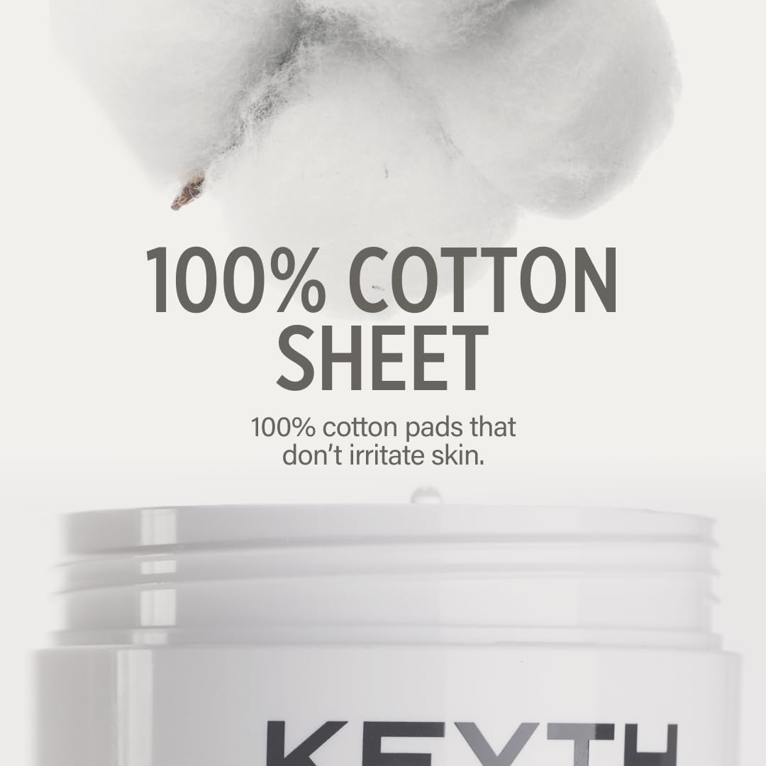 KEYTH White Apple BRIGHTENING PAD (150ML, 5.07 FL.OZ.) / Brightening, Glwoing Skin Filter, Apple Fruit Water, Dark Circle Eraser, White Hyaluronic Acid