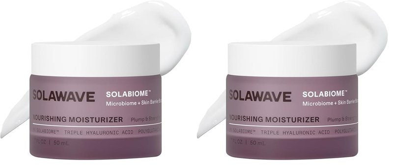 Probiotic Korean Cloud Cream Moisturizer - Peptides & Hyaluronic Acid | Anti-Aging Skincare for Dryness, 1.7 Oz (Pack of 2)