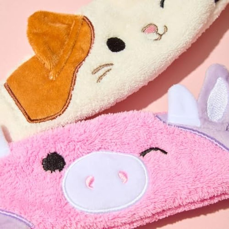 TONYMOLY x Squishmallows Patty Plush Extra Soft Spa Headband, Soft Fleece