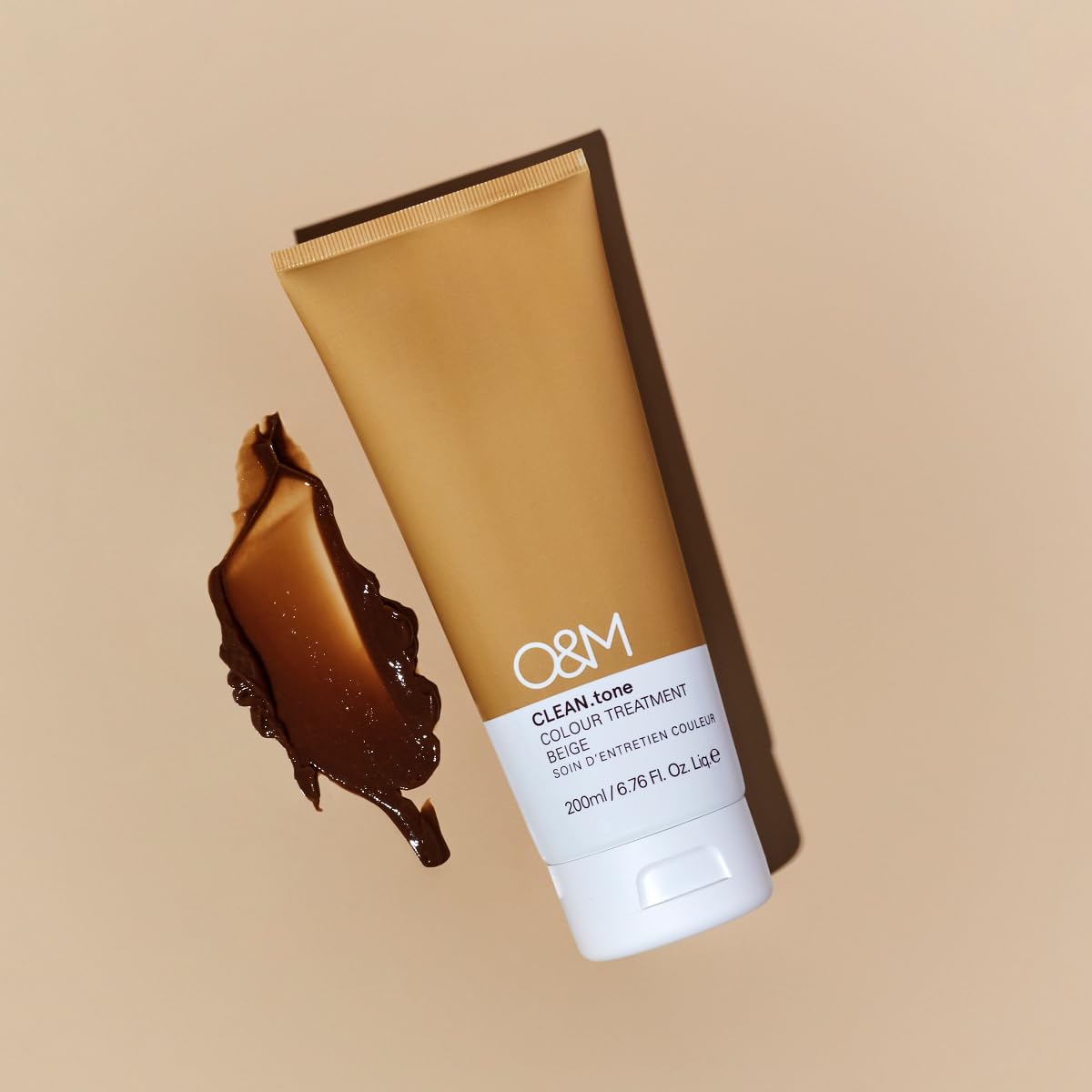 O&M CLEAN.tone Hair Color Treatment Free from Sulfates, Parabens, Silicones, Phthalates, Triclosan, Propylene Glycol & Gluten, Vegan, Cruelty Free, Light Blonde/Lightest Blonde, 200ml, Beige