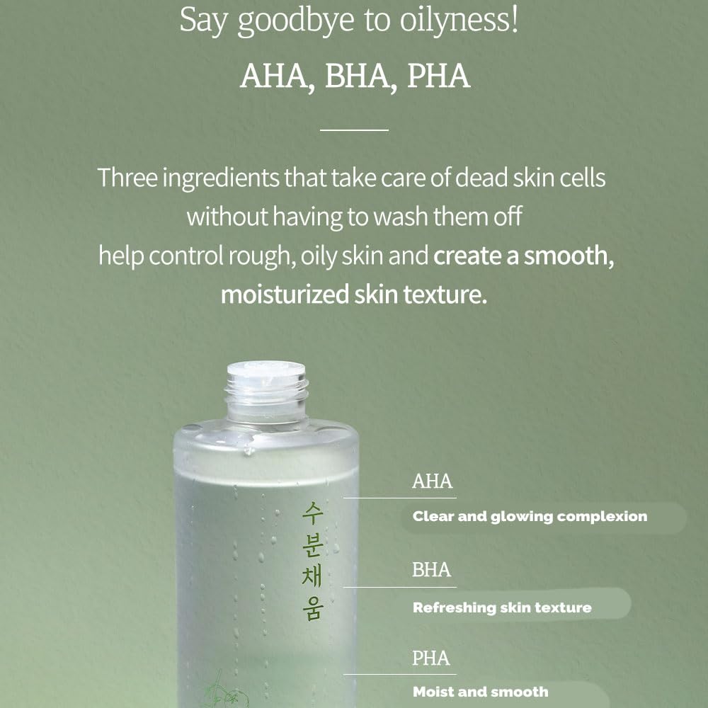 PRETTYSKIN Moisturizing Facial Toner-Gentle Exfoliating & Moisture Boosting Formula – Tomato Extract + Vitamins B, D – for Smooth, Supple Skin 8.45fl.oz (250ml) (Green Tomato AHA BHA PHA)