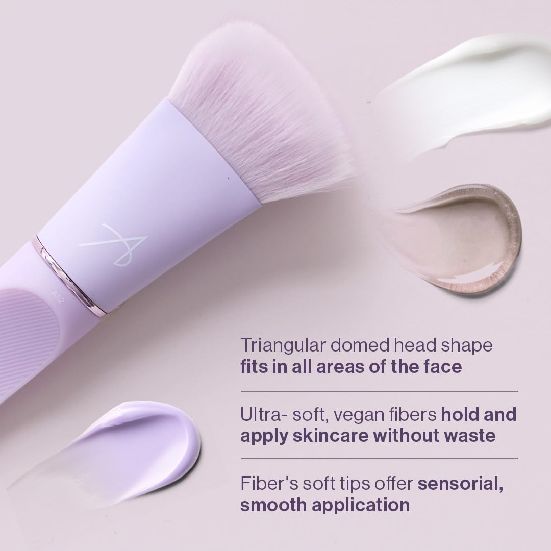 Anisa Beauty Pinnacle Skin Brush | Facial Skincare Brush for Moisturizing Cream, Lotion & Gel Application | Soft, Vegan & Cruelty-Free Fibers for Smooth, Even Skin Prep