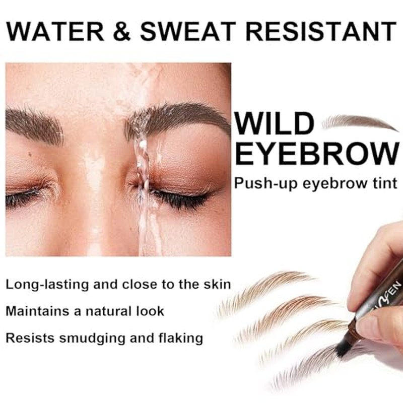 Liftique Brow Brush, Liftique Eyebrow Brush, Liftique - Instant Brow Brush, Brow Fection Angled Brush & Dip (AUBURN)