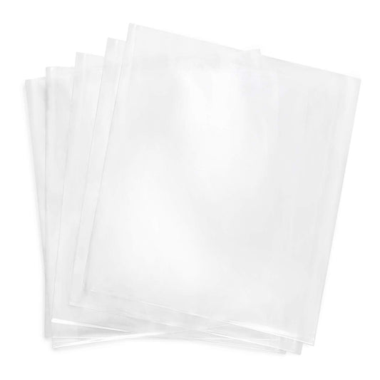 5x5 Inches Shrink Wrap Bags,200 Pieces Clear PVC Heat Shrink Bags