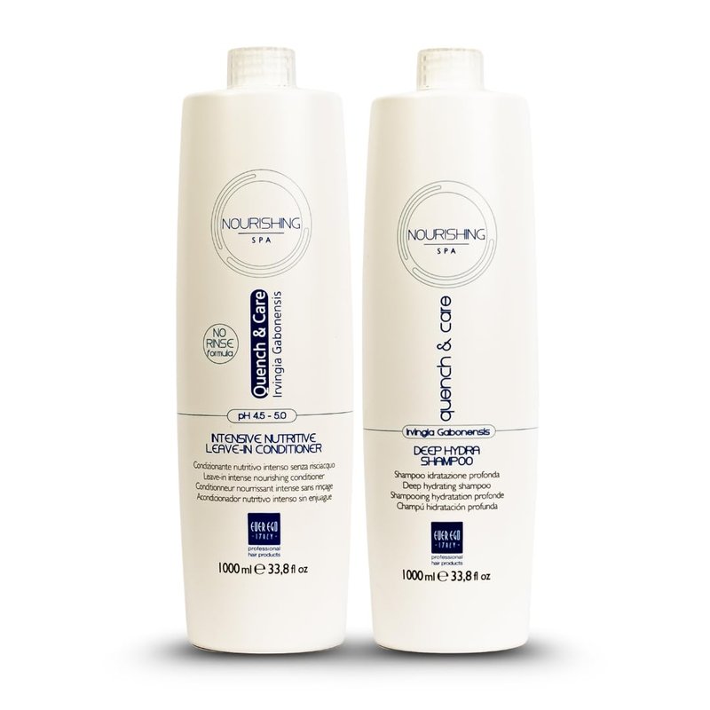 Nourishing Spa Deep Hydra Shampoo & Leave-In Conditioner - 1000ml | Hydrating Hair Care Solution