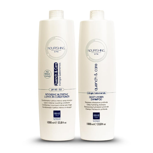 Nourishing Spa Deep Hydra Shampoo & Leave-In Conditioner - 1000ml | Hydrating Hair Care Solution