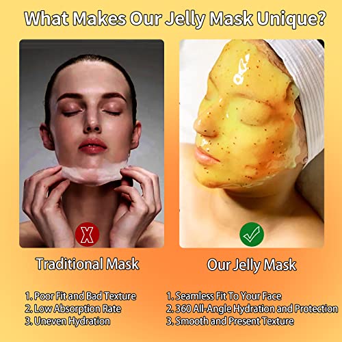 Nielies Jelly Mask for Facial Professional- Peel off Hydro Face Mask Powder for Hydrating & Cleaning - 23 Fl oz (24k)
