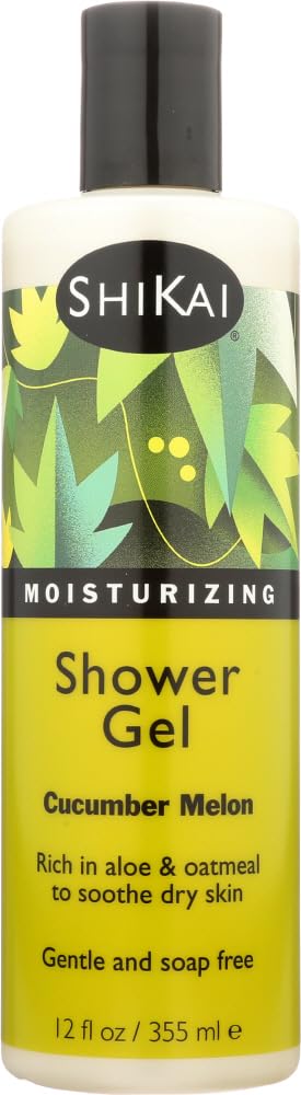 ShiKai Shower Gel, Cucumber Melon, 12-Ounces