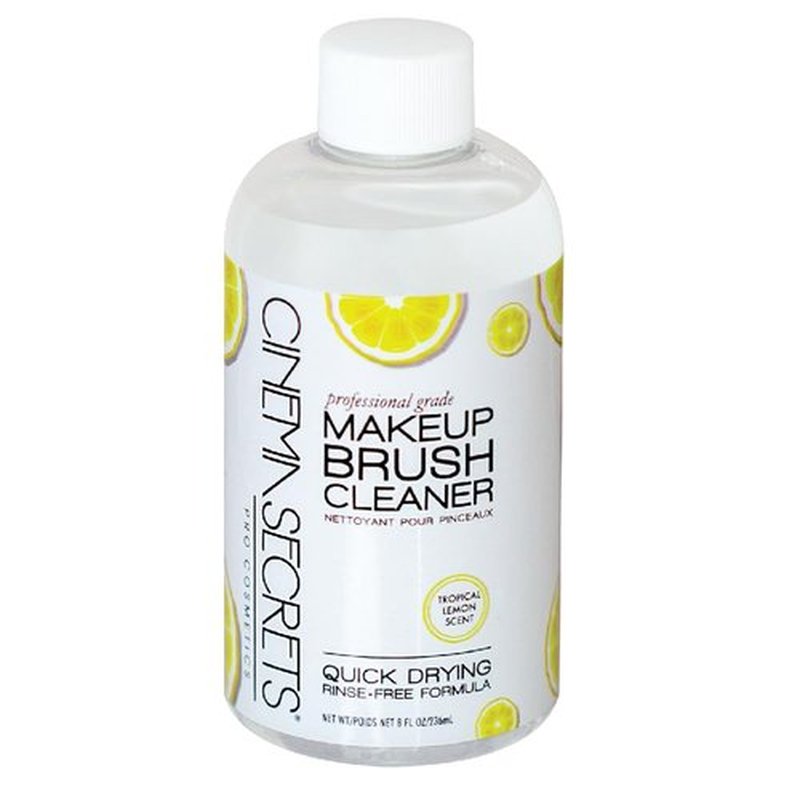 Cinema Secrets Professional Makeup Brush Cleaner, 8 fl oz, Lemon