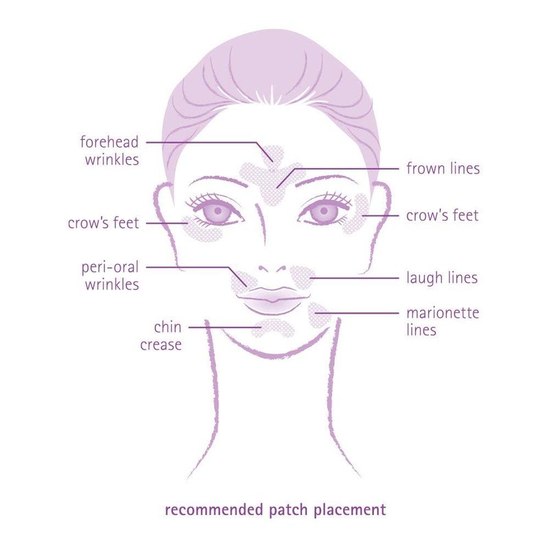 Toute Nuit Wrinkle Patches – Trial Pack – Face Tape for Forehead, Eyes & Mouth – Hypoallergenic Anti Wrinkle Patches – 54 Count, Made in USA