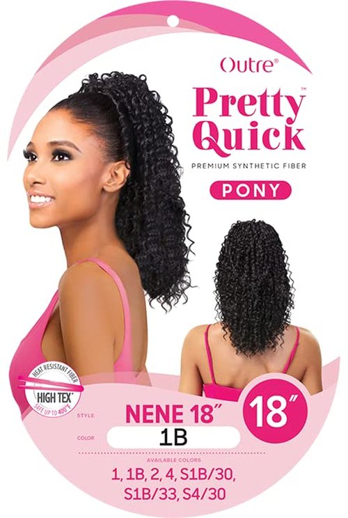 Outre Pretty Quick Pony Heat Resistant Fiber High Tex Safe Up To 400F NENE 18″ (1)