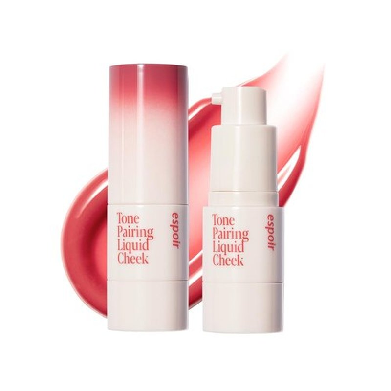 espoir Tone-Pairing Liquid Blush #5 Rosy Bunny │ Moisturizing Formula To Express Dewy Cheeks │ Watercolor-like Subtle and Beautiful Color Blush │ K-pop Idol Blush of Korean Makeup