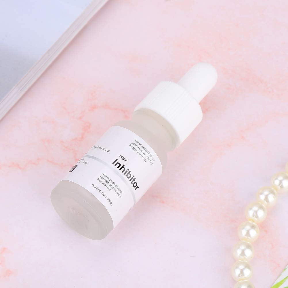 Generic Mild Hair Growth Inhibitor Serum,for Face, Arm, Legs Body Hair, Unscented, 0.34 Fl Oz, Lotion, Natural Plant Extract, Unisex