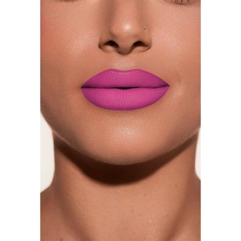 LaBomme - MADAMME MATTE LIQUID LIPSTICK in BONJOUR- smooth no smudge, no bleed, non-drying lipstick, bold colors, vegan & cruelty free
