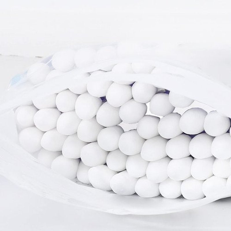 Paper Stick Thick Cotton Swabs with Precision and Flattened Tip 375pcs, Pointed&Flattened Tip Cosmetic Applicators XL Size