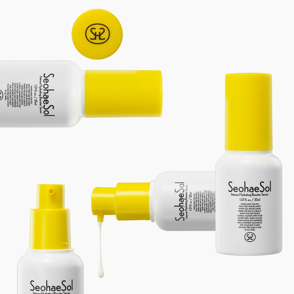 SeohaeSol Intense Hydrating Booster Serum 30ml, Hydrating Face Serum with Niacinamide, Hyaluronic Acid & Panthenol, Moisture Barrier Support, Lightweight Non-Sticky for Dry Sensitive Skin