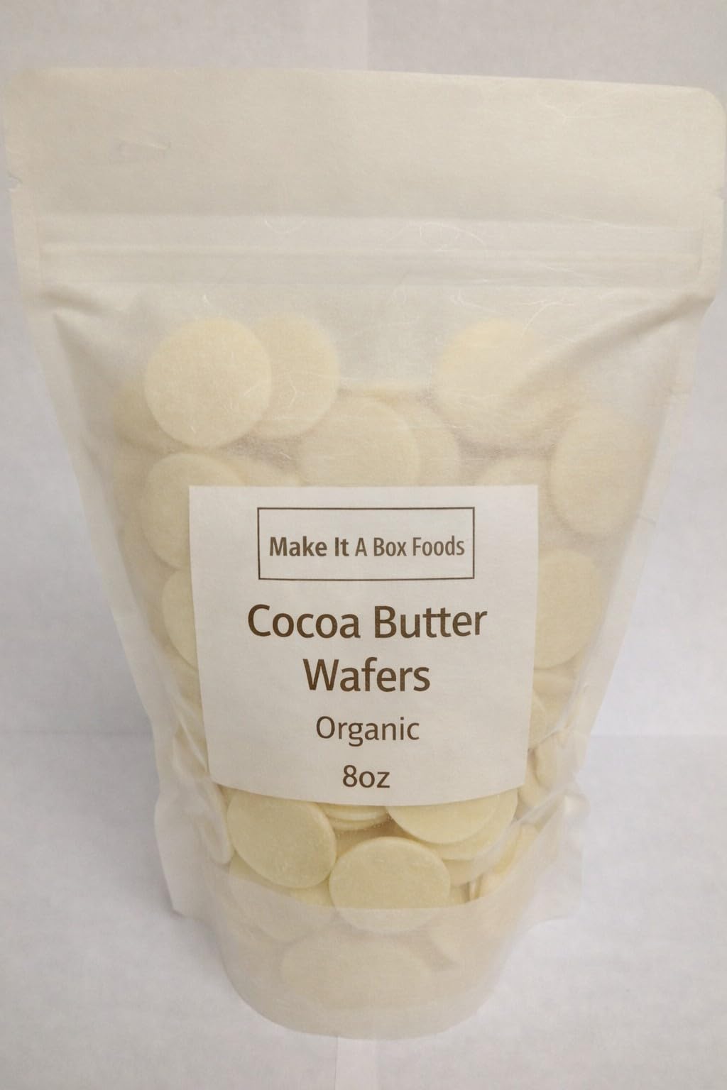 Cocoa Butter Wafers, Organic, 8oz