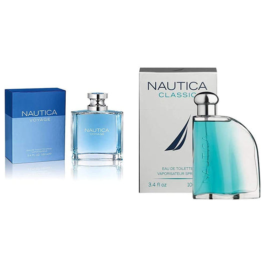 Nautica Voyage Eau De Toilette Spray for Men - 3.4 Fl Oz | Classic Fragrance 100ml