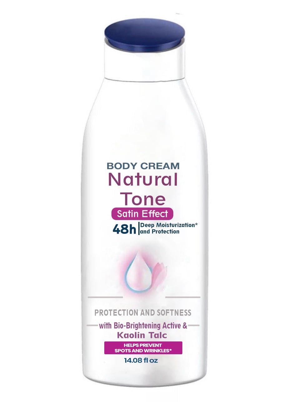 ivea Tono Natural Crema Corporal Even Skin Natural Tone Body Lotion – Crema Aclarado Natural Formula Made in Mexico Vitamin C Helps Reduce Dark Spots & Brighten Dull Skin –14oz