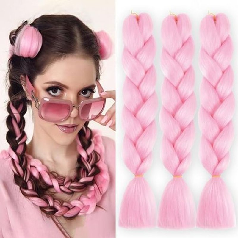 Ombre Braiding hair synthetic Crochet braids twist 24inch 3pcs/lot 100g Ombre two three tone Jumbo braid hair extensions Dreadlocks(ps17 pack of 3)