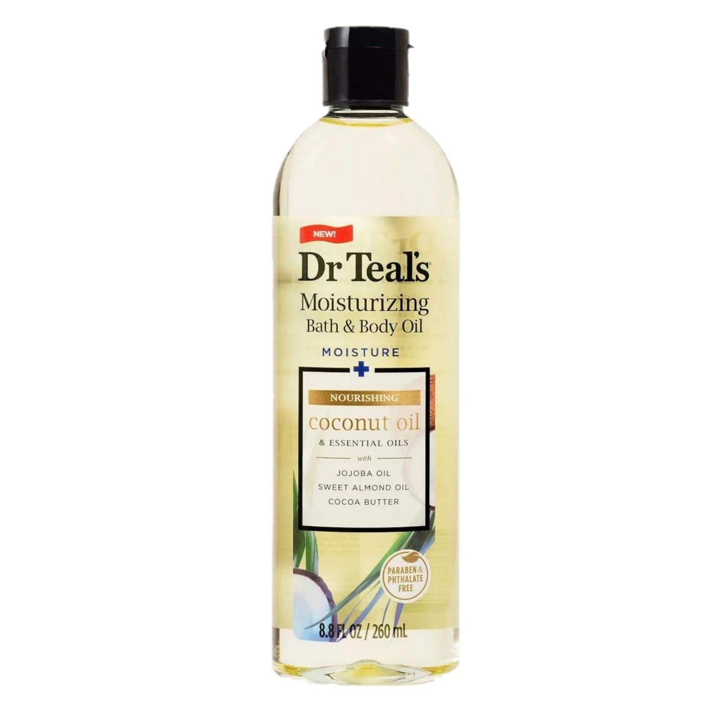 Dr. Teals Bath & Body Oil Variety Gift Set (3 Pack, 8.8oz Ea.) - Rejuvenating Eucalyptus, Ultra Rich Shea Butter, & Nourishing Coconut Oil - Essential Oils Hydrate Skin & Alleviate Stress
