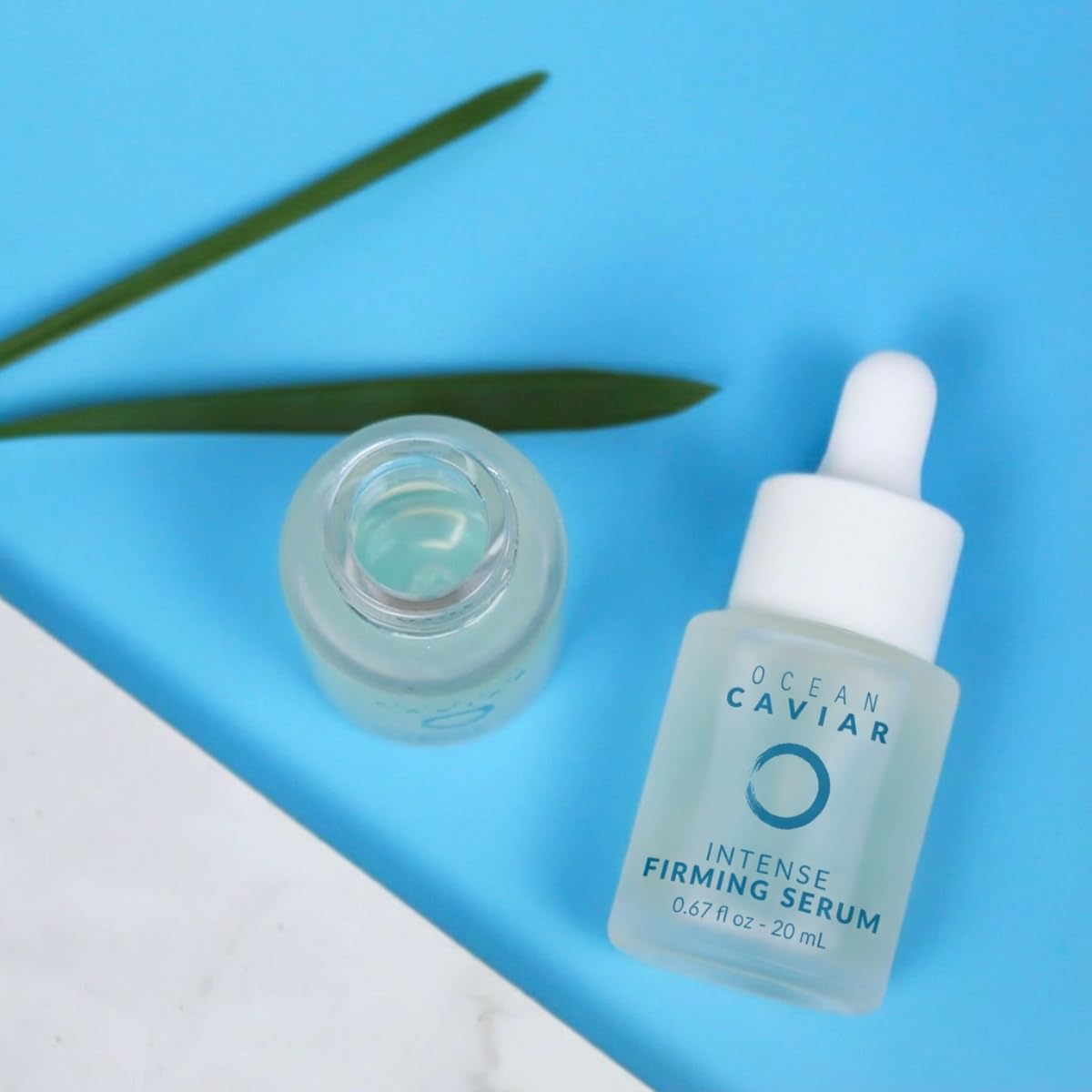 Noche Y Dia Caviar Intense Firming Serum - Anti Aging Face Serum with Vitamin E - Firm & Lift Skin - Targets Fine Lines & Wrinkles - 20mL (.67 fl oz)