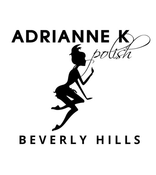 ADRIANNE K GLOSSY BLACK CHERRY NAIL POLISH, DIBA! QUICK DRY. HIGH SHINE. VEGAN, .51 FL OZ
