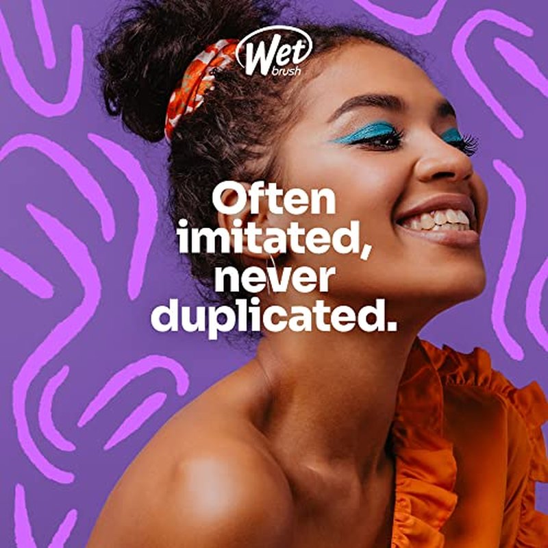 Wet Brush Original Detangler Hair Brush, Rays (Sun Days) - Ultra-Soft IntelliFlex Bristles - Detangling Brush Glides Through Tangles For All Hair Types (Wet Dry & Damaged Hair) - Women & Men