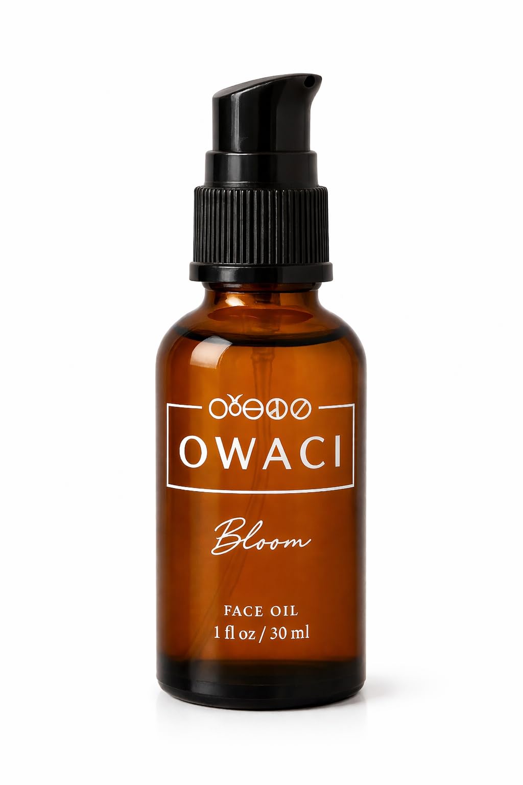 Owaci Natural Face Oil for Glowing Skin – Rosehip, Plum, Kukui & Pomegranate Botanical Facial Oil – Hydrating Anti-Aging Moisturizer for Dry, Sensitive & Oily Skin – 1 oz Bloom Face Oil - Natural