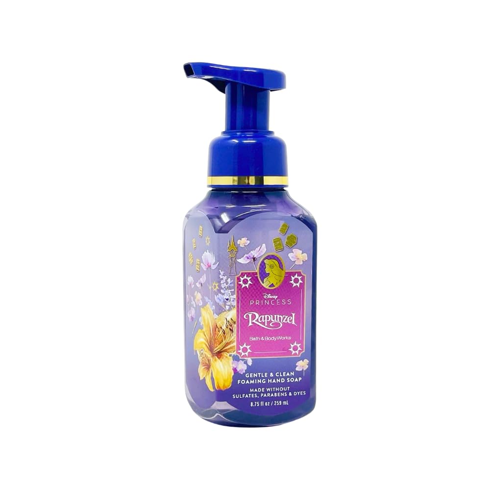 Bath & Body Works Gentle & Clean Foaming Hand Soap – PRINCESS COLLECTION – 3pc bundle 8.75 fl oz each (Rapunzel, Aurora, Snow White)