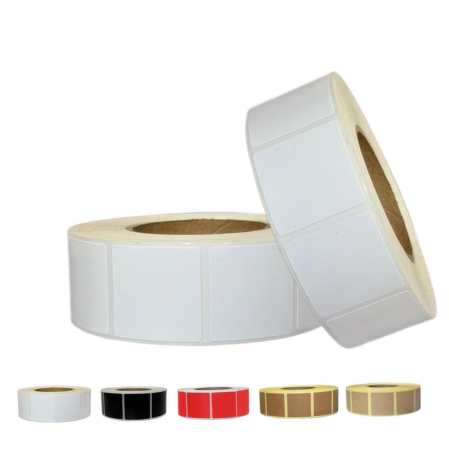 Chardime Target Stickers and Pasters for Shooting Practice - Target Pasters 1 inch 2 Rolls 2000 Pieces | Adhesive Markers for Shooting Range Targets（White）