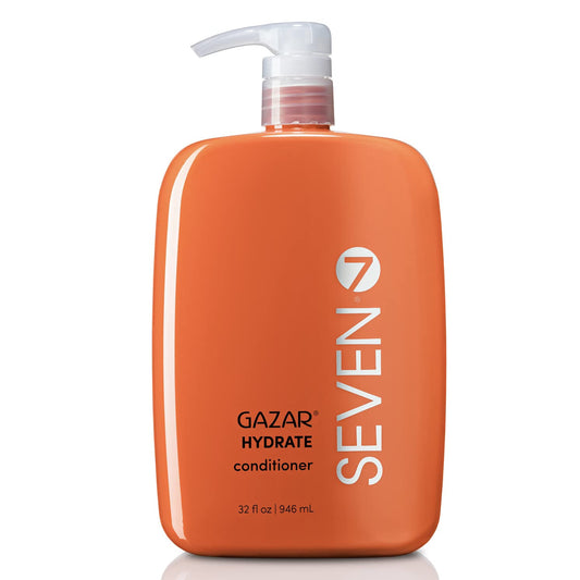 SEVEN Hair Care Gazar Hydrate Conditioner for Women & Men, Anti-Frizz, Moisturize Dry Hair, Sulfate + Paraben Free, Cruelty Free with Argan Oil, Jojoba & Biotin, Made in USA